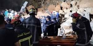 وهران: هلاك 4 أشخاص وإصابة 13 آخرين بجروح في حادث انزلاق تربة بحي الصنوبر