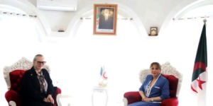 ابتسام حملاوي تبحث مع سفيرة النرويج سبل دعم العمل الإغاثي والتضامني