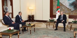  رئيس الجمهورية يستقبل وزير الخارجية المصري