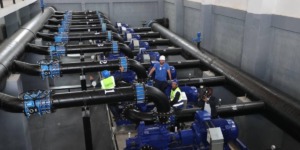 تشغيل محطة ضخ المياه لسد كاف الدير بتيبازة