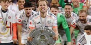 هاري كاين يرفع أول لقب في مسيرته الاحترافية