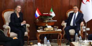 مراد يستقبل سفيرة مملكة هولندا بالجزائر