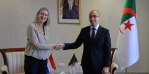شايب يستقبل سفيرة هولندا بالجزائر ويستعرض معها واقع الصداقة بين البلدين وسبل دعمها