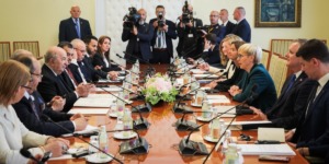 رئيس الجمهورية يترأس رفقة نظيرته السلوفينية بليوبليانا المحادثات الموسعة بين وفدي البلدين