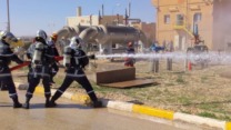 معسكر.. مناورة افتراضية حول إخماد حريق بمحطة لتوزيع الوقود