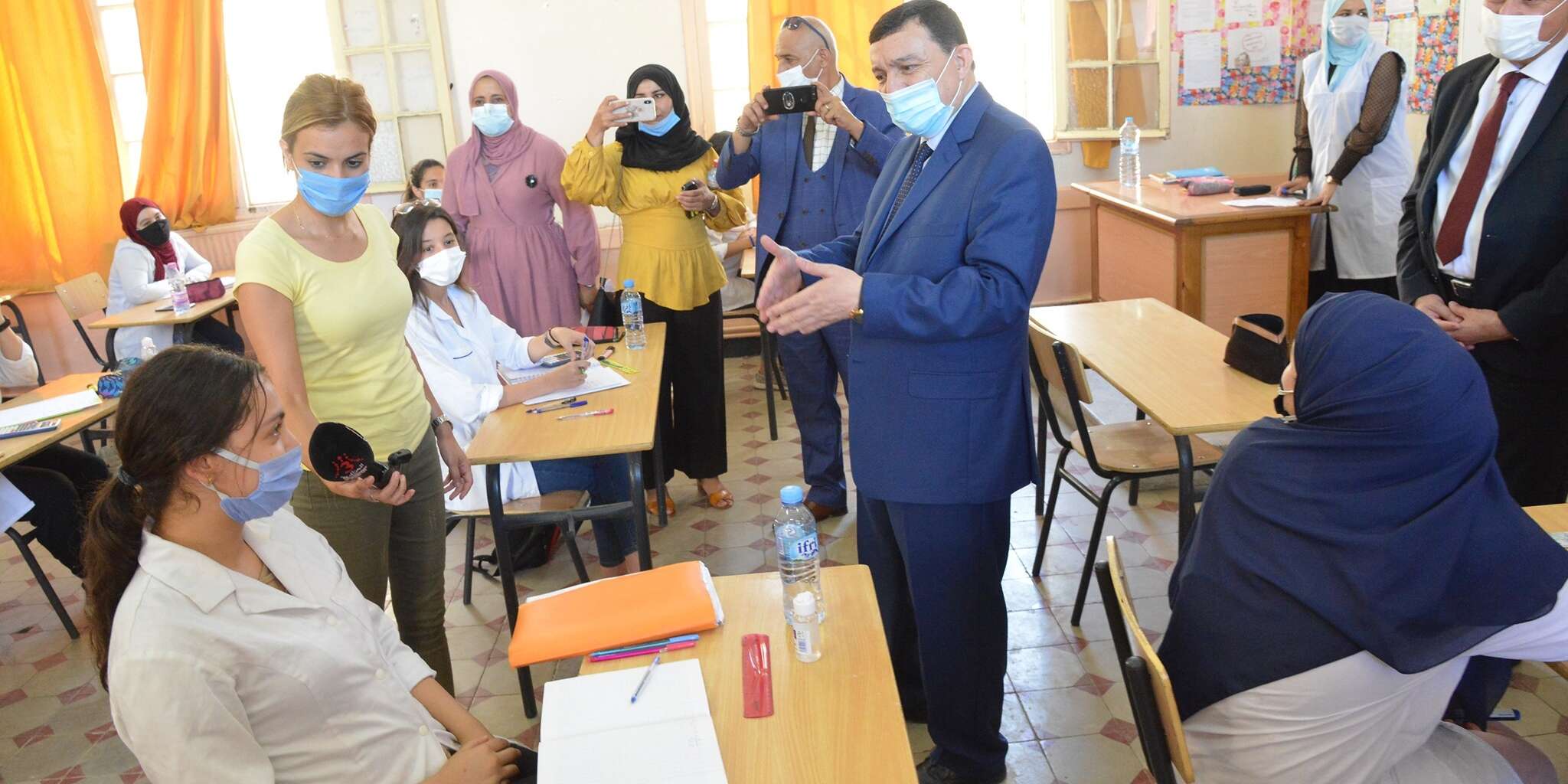 “واجعوط” يطمئن تلاميذ “الباك” و”البيام” بضمان سلامتهم