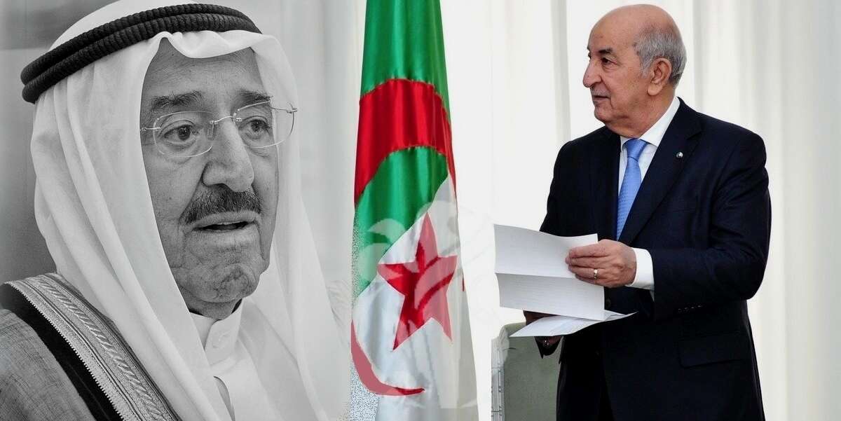 الرئيس تبون  يشيد بالمواقف المشرفة للأمير صباح الأحمد الجابر إزاء القضايا المصيرية