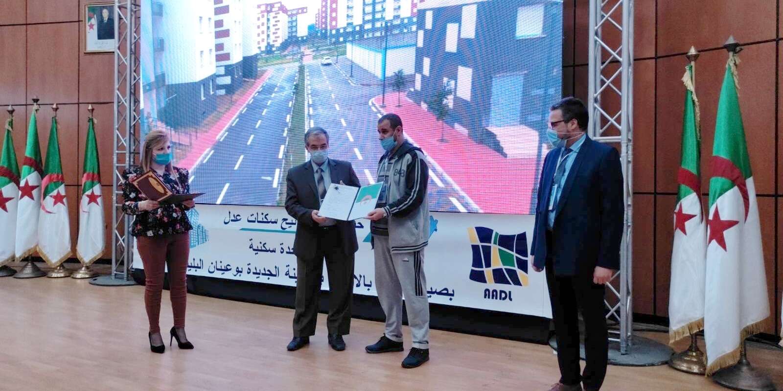 على ان تستكمل العملية نهاية هذه السنة.. توزيع 30 ألف وحدة سكنية بصيغة البيع بالإيجار “عدل “