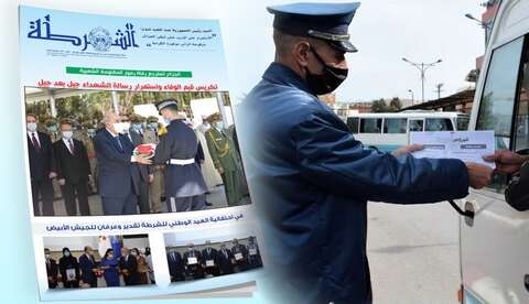 مجلة “الشرطة” تشيد بالأطقم الطبية والشرطة في تعزيز جهود مكافحة كورونا