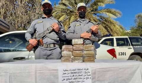 الجمارك تحجز 3 كلغ من الكيف بتلسمان
