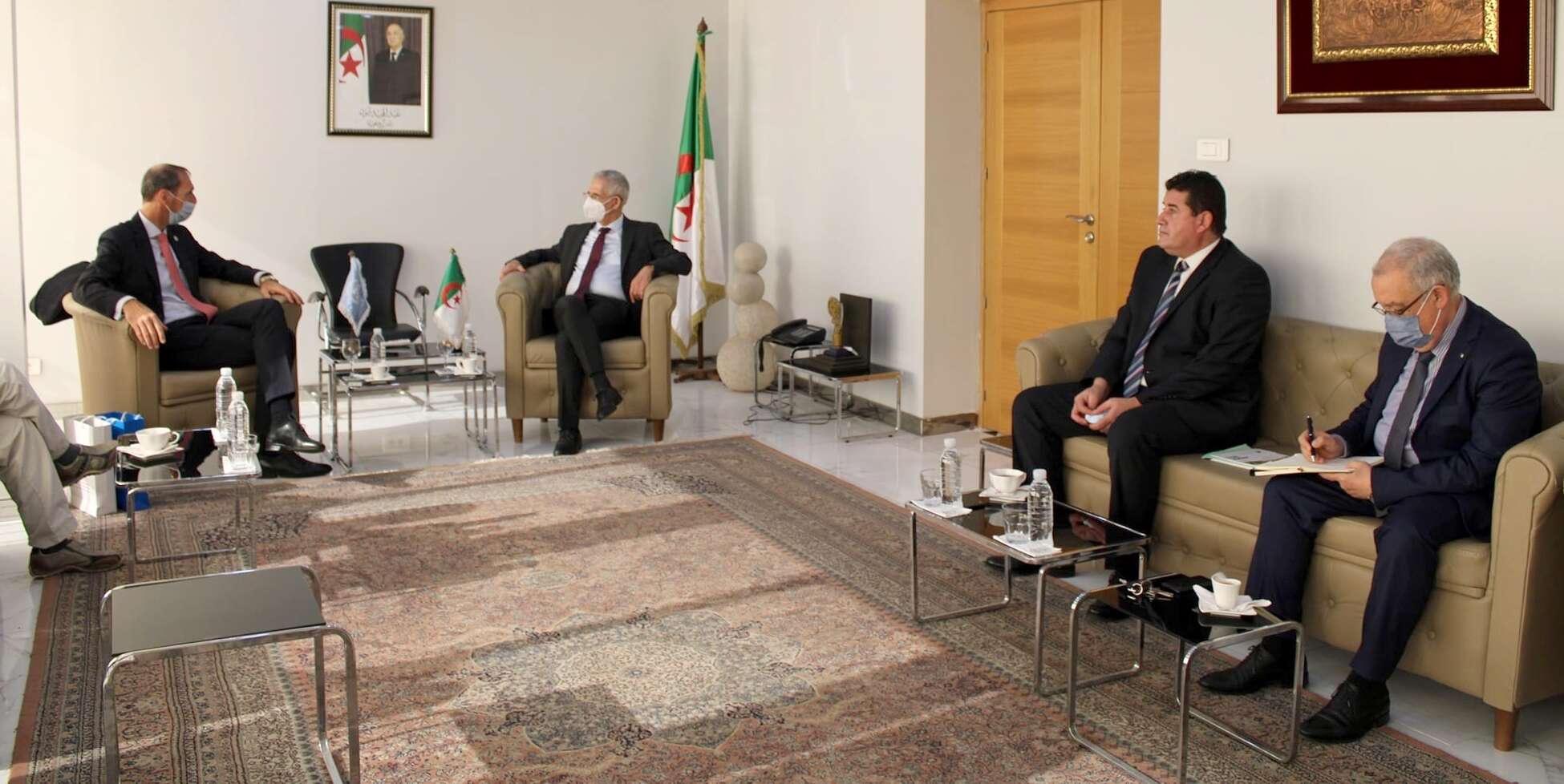وزير الصناعة يستقبل المنسق المقيم لمنظمة الأمم المتحدة بالجزائر