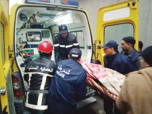 إنقاذ خمسة أشخاص جراء إستنشاقهم غاز أكسيد الكربون 