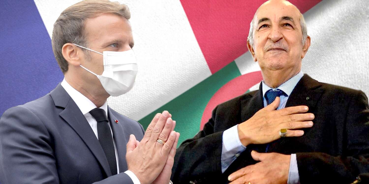 الرئيس ماكرون يطمئن على صحة الرئيس تبون