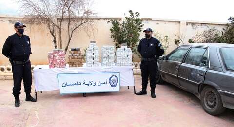 حجز قرابة 200 كلغ من الكيف المغربي بتلسمان