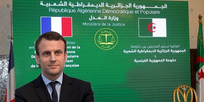 ماكرون يوقع اتفاقية تسليم المطلوبين للجزائر..