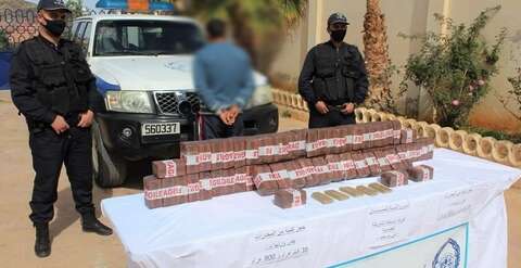 تلمسان: توقيف شخص وحجز 35 كيلوغرام من الكيف المعالج