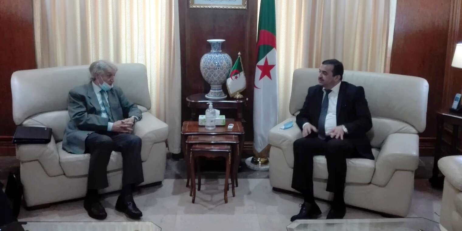عرقاب يستقبل منظمات أرباب العمل لبحث استثمار المؤسسات الاقتصادية في الطاقة والمناجم  