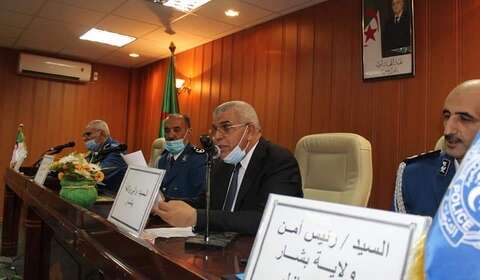 تنصيب رئيس الأمن الولائي الجديد لبشار