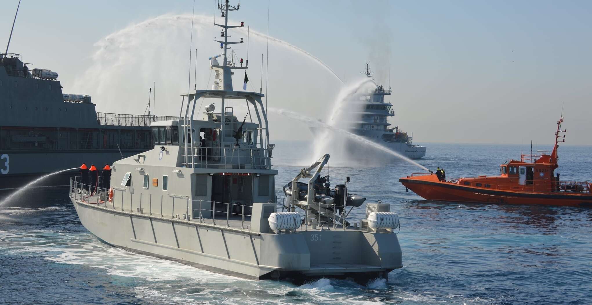 تمرين حول البحث والإنقاذ في البحر بالواجهة البحرية الوسطى بالناحية ع1