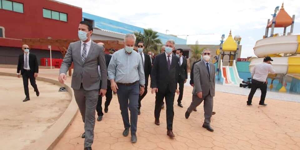 بوغازي يتفقد مشروع المركب السياحي GRAND ORAN بوهران