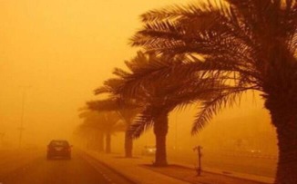 رياح قوية وزوابع رملية على مناطق جنوبية