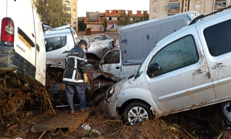 وفاة 5 أشخاص في فيضانات الأمطار بالمدية والمسيلة
