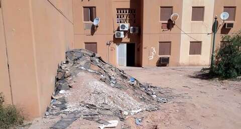 سكان 488 مسكنا بباش جراح يطالبون برفع مخلفات الترميم