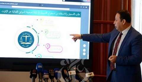 القاضي سباغ : استخراج 123 ألف صحيفة سوابق عدلية الكترونيا