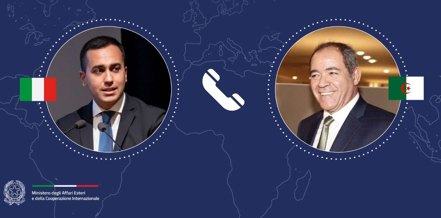 وزير الشؤون الخارجية يبحث مع دي مايو المسائل الاقليمية على رأسها ترسيم الحدود البحرية بين البلدين