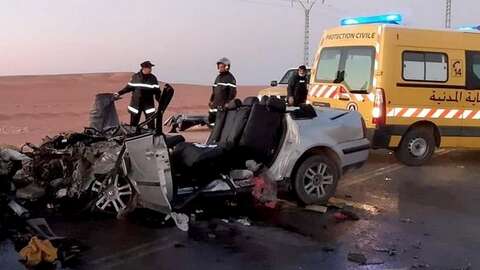 حوادث مرور: وفاة 24 شخصا وجرح 1639 آخرين خلال أسبوع