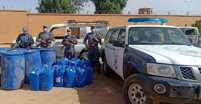 تمنراست: حجز 3 ألاف لتر من البنزين موجهة للتهريب