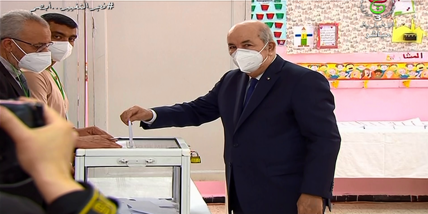 تبون: التشريعيات هي اللبنة الثانية في مسار التغيير وبناء جزائر جديدة ديمقراطية