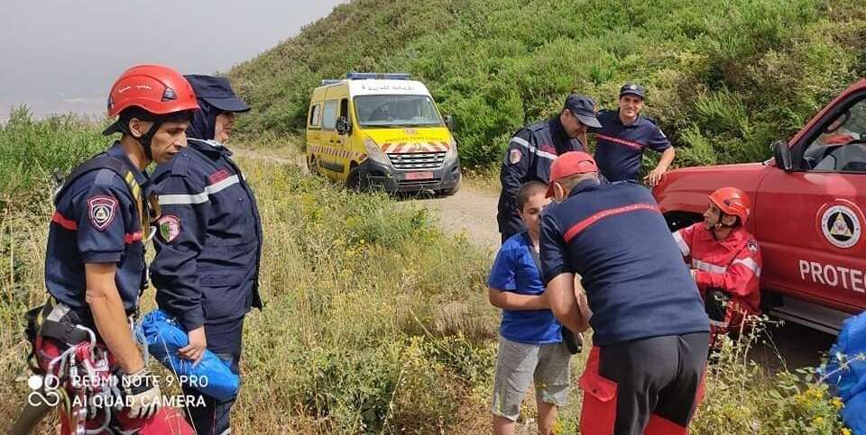 الحماية المدنية والدرك الوطني يعثران على شخص وابنه تاها بغابة وادي الابرار في البليدة