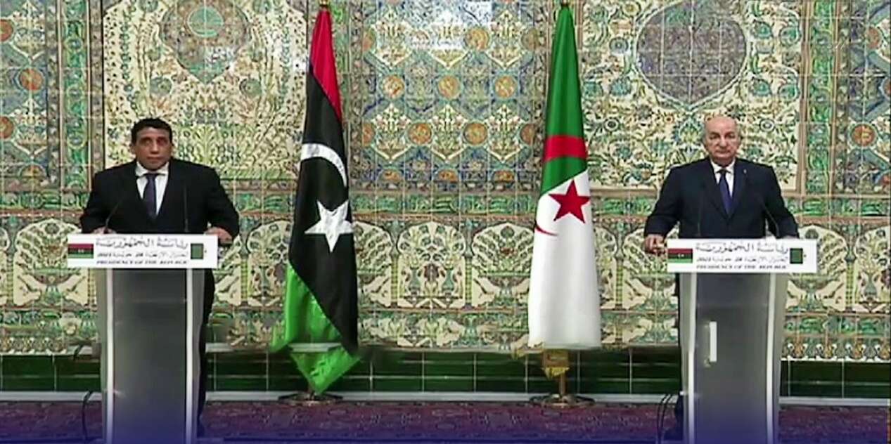 ♦ تبون: الانتخابات في ليبيا هي الحل ومستعدون للمساعدة في إنجاحها / ♦ المنفي: مرتاحون بعد تصريحات الرئيس تبون