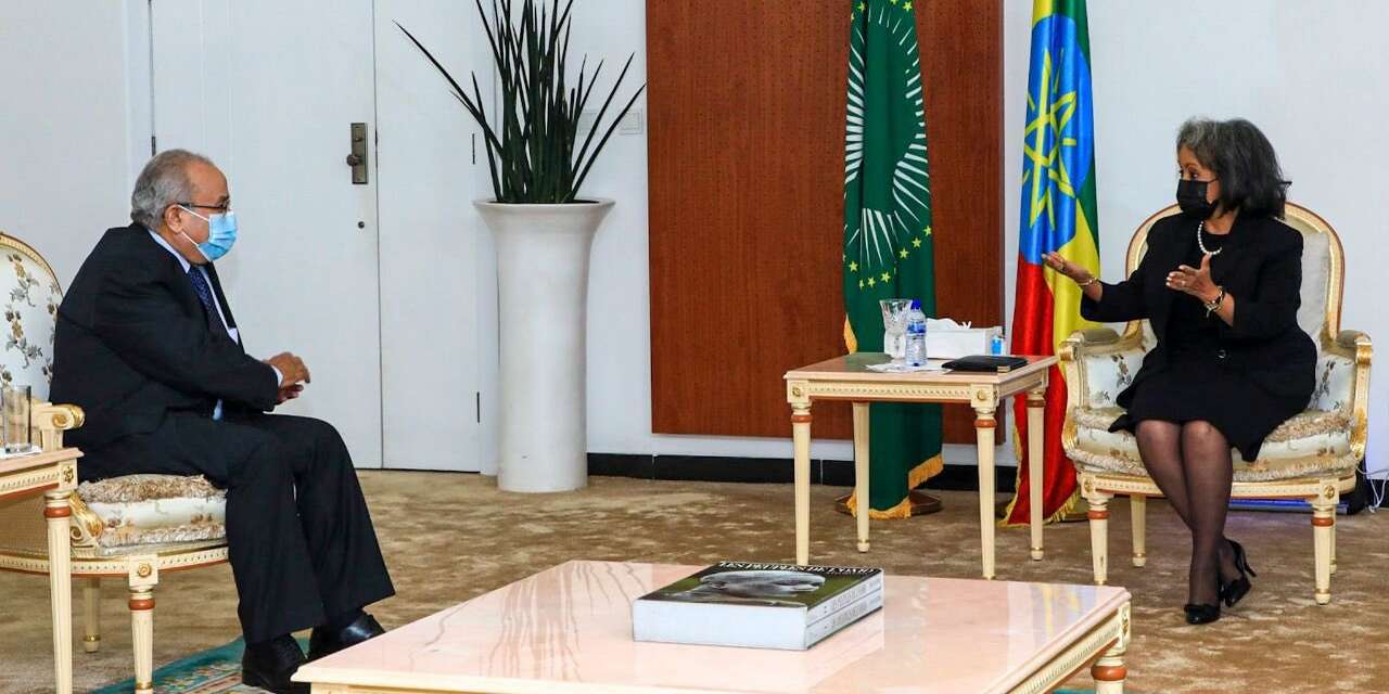 لعمامرة ينقل رسالة الرئيس تبون لنظيرته الاثيوبية