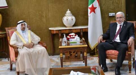 بوغالي يستقبل سفير الإمارات العربية المتحدة بالجزائر