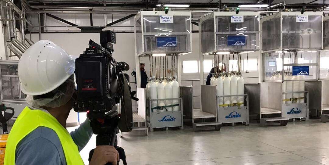 شركة “ليند غاز-الجزائر” ترفع إنتاج الأوكسجين المسال بنسبة 33 بالمائة
