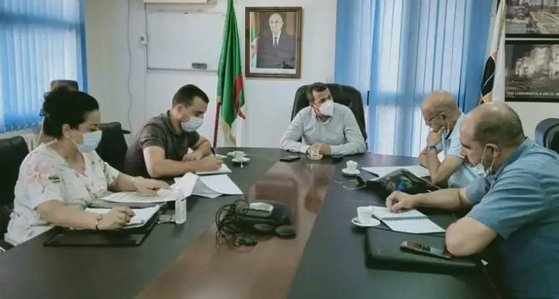 زيتوني يترأس لقاء تنسيقيا مع شركة توزيع الكهرباء والغاز