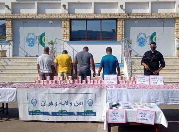 وهران: تفكيك شبكة للاتجار بالمؤثرات العقلية وحجز 13 ألف قرص مهلوس