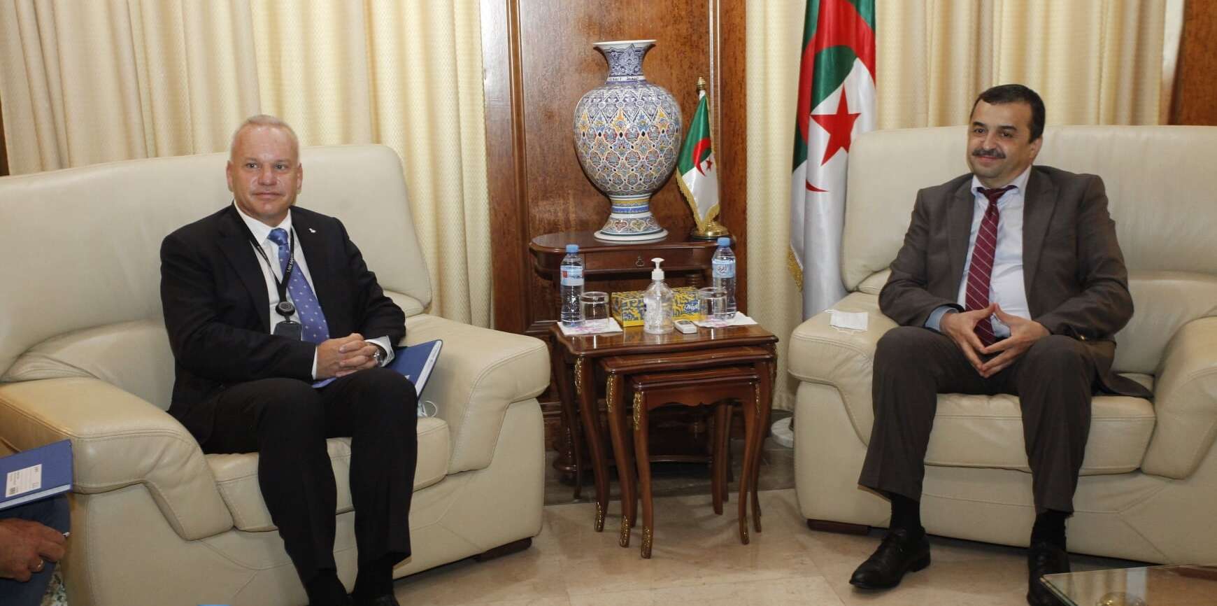 عرقاب يستقبل الرئيس التنفيذي للمجمع النرويجي إكينور