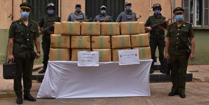 توقيف 4 عناصر دعم للإرهاب وحجز أزيد من 12 قنطار من الكيف المغربي