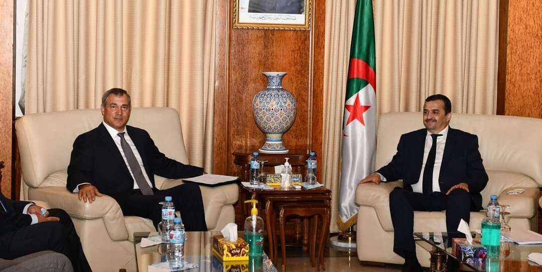 عرقاب يستقبل المدير العام شركة غازبروم إي بي إنترناشونال الروسية