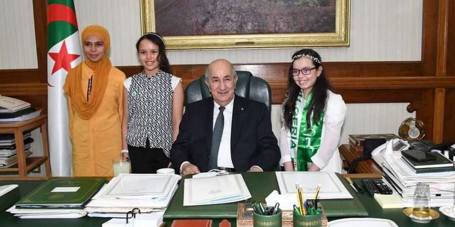 الرئيس تبون يكرم المتفوقات في البطولة العالمية للحساب الذهني والرياضي