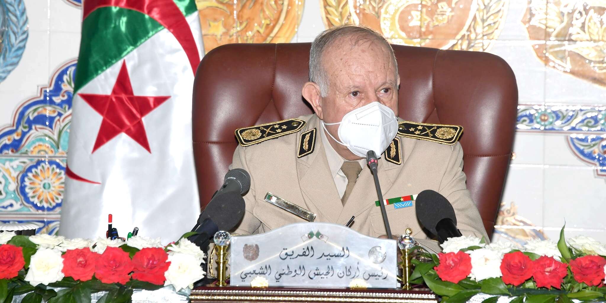الفريق شنقريحة يشرف على حفل استقبال أعضاء المنتخبين الوطنيين العسكريين للفصيلة المحمولة والسينو تقني
