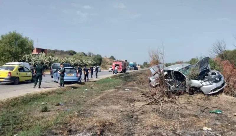 وفاة ثلاثة أشخاص في حادث مرور بسكيكدة
