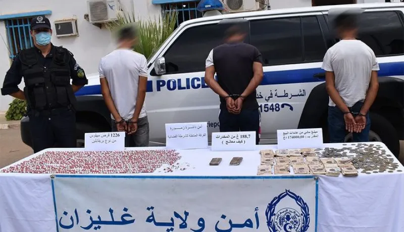 غليزان: حجز 1226 قرص مهلوس