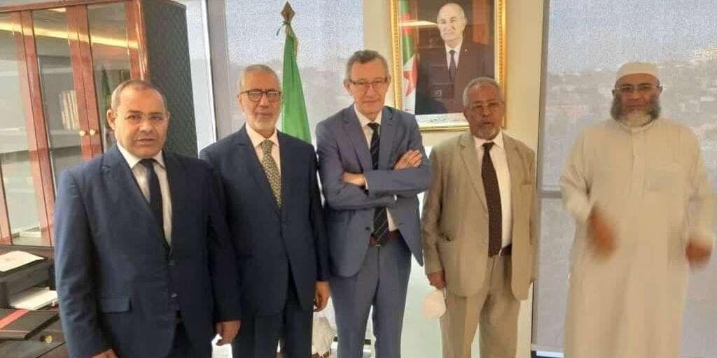 وزير الاتصال يستقبل رئيس جمعية العلماء المسلمين الجزائريين