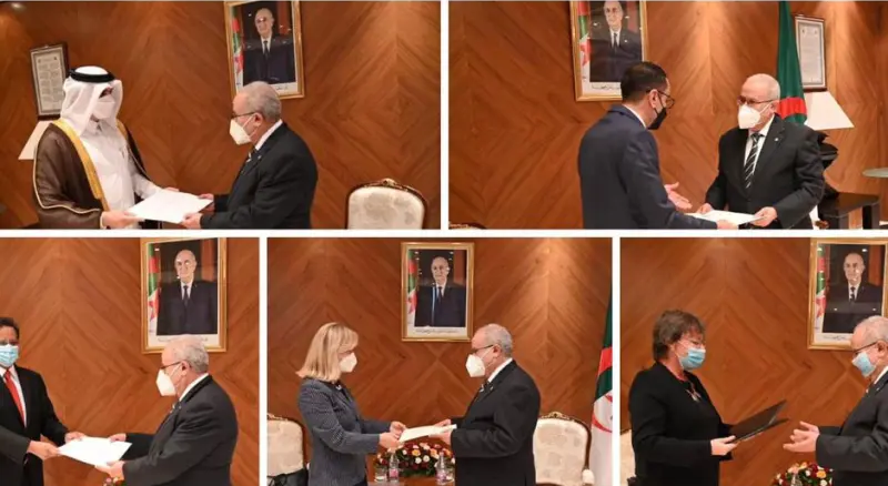 لعمامرة يستقبل 4 سفراء دول جدد معتمدين لدى الجزائر