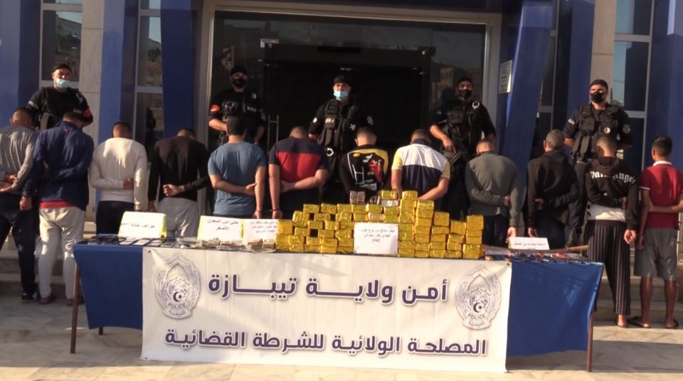 تيبازة: تفكيك شبكة إجرامية منظمة وحجز 41 كلغ كيف معالج