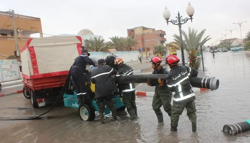 الحماية المدنية تدعو لتوخي الحذر خلال التقلبات الجوية